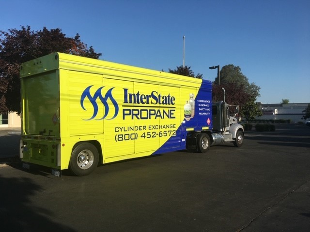 InterState Oil propane services truck